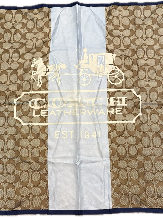 Coach Accessories - COACH Signature Logo 100% Silk Scarf